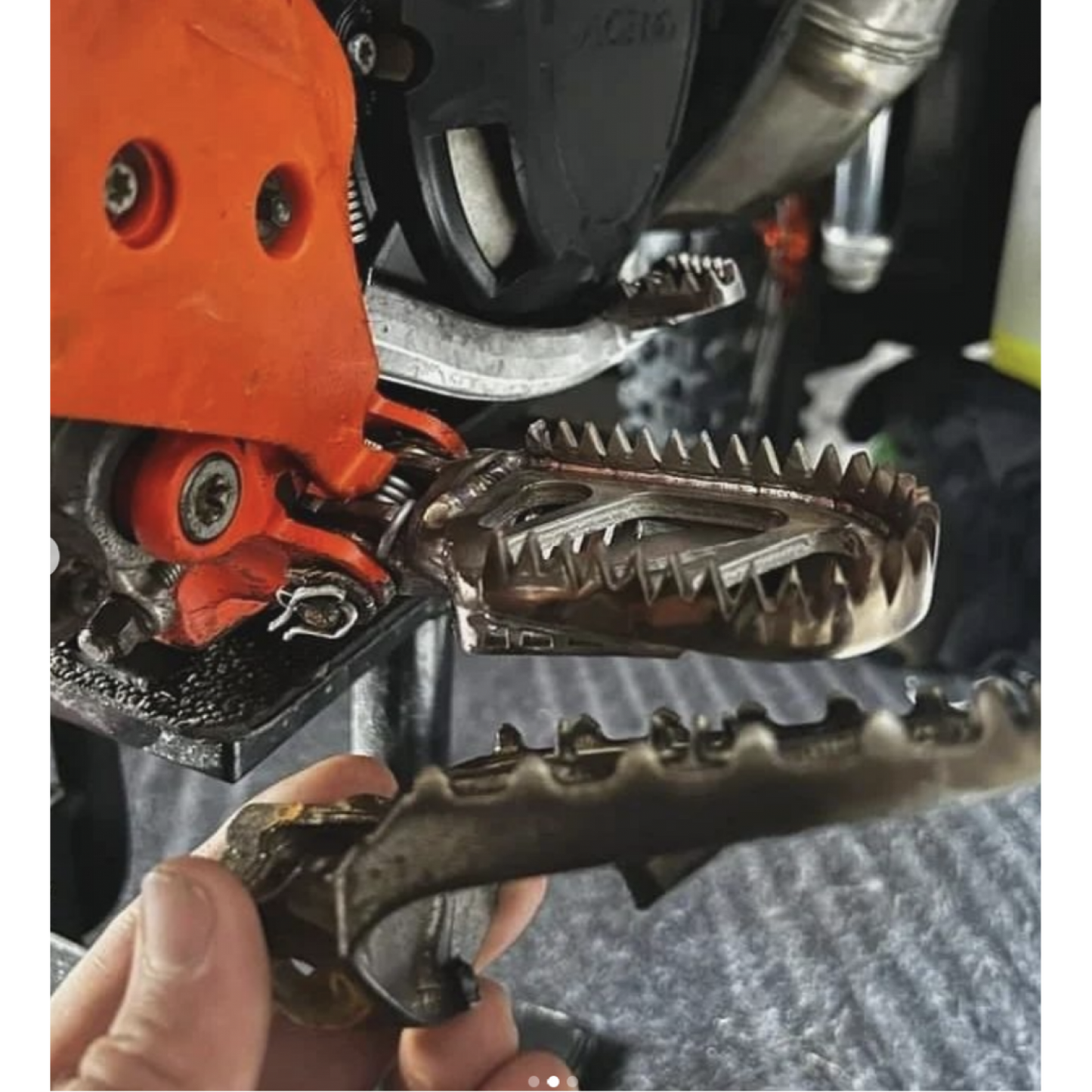 Mitigator Gator Foot Pegs Fits Sherco 2010-2025 Ktm 1998-2016 Husqvarna 2014-2016