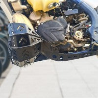 Mitigator Skid Plate (Bash Plate) With Pipe Guard Fits KTM (XC-SX-XC-EXC-XC-W) 2019-2023 Husqvarna (TX/TX ) 2019-2023 Gasgas (EC ) 2021-2023
