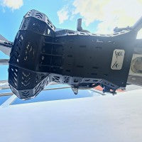 Mitigator Skid Plate (Bash Plate) With Pipe Guard Fits KTM (XC-SX-XC-EXC-XC-W) 2019-2023 Husqvarna (TX/TX ) 2019-2023 Gasgas (EC ) 2021-2023