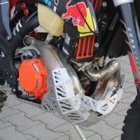 Mitigator Skid Plate (Bash Plate) With Pipe Guard Fits KTM (XC-SX-XC-EXC-XC-W) 2019-2023 Husqvarna (TX/TX ) 2019-2023 Gasgas (EC ) 2021-2023