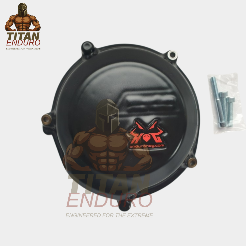 Titan Enduro Ignition & Clutch Cover Guard Set for Off‑Road Motorcycles 2018‑2024