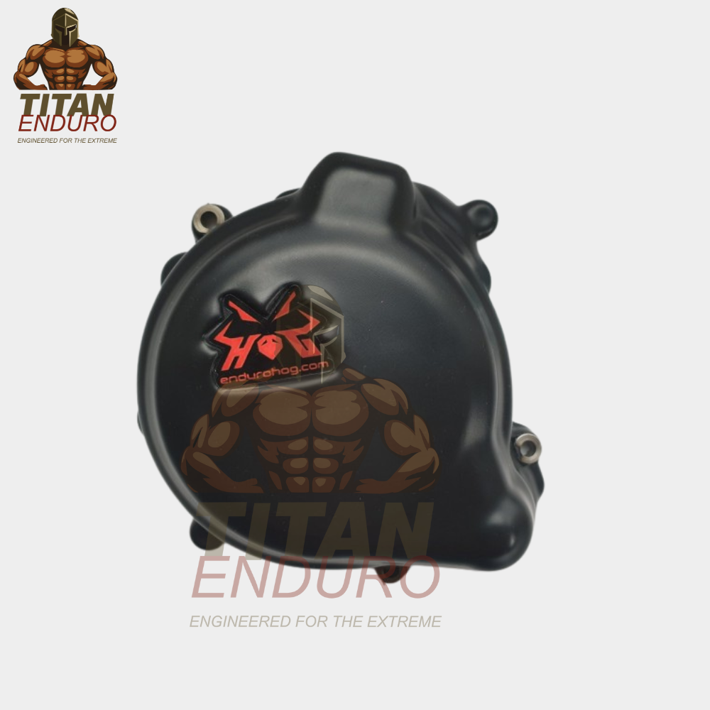 Titan Enduro Ignition & Clutch Cover Guard Set for Off‑Road Motorcycles 2018‑2024