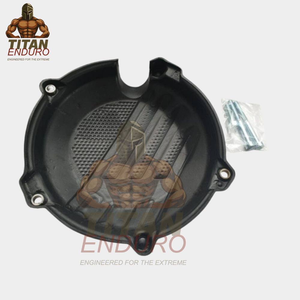 Titan Enduro Clutch & Ignition Cover Guard Set for Off‑Road Motorcycles 2017‑2023