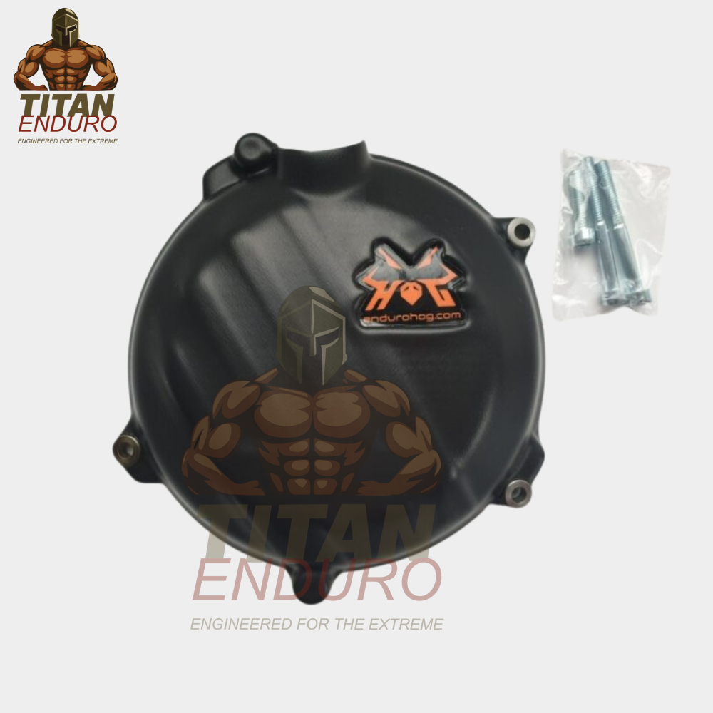 Titan Enduro Clutch & Ignition Cover Guard Set for Off‑Road Motorcycles 2017‑2023