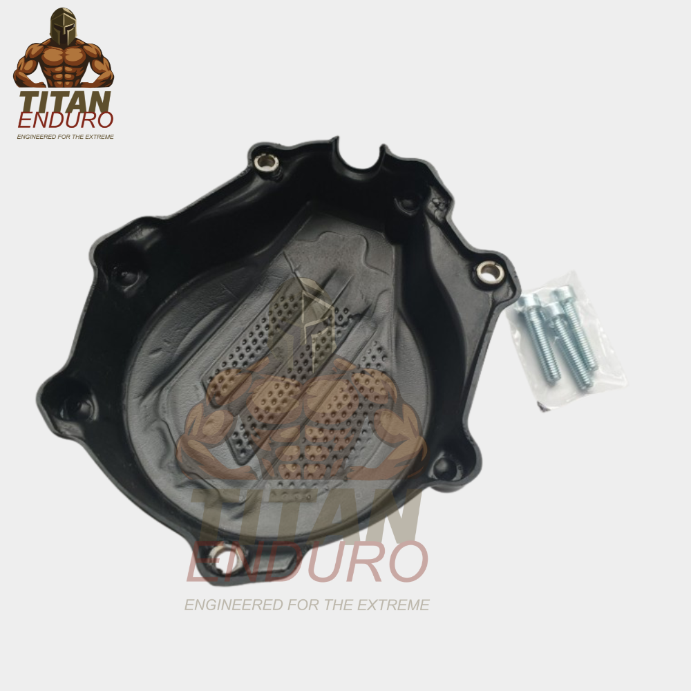 Titan Enduro Clutch & Ignition Cover Guard Set for Off‑Road Motorcycles 2017‑2023
