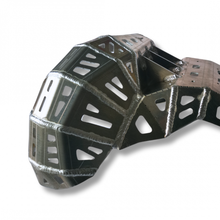 Mitigator Skid Plate (Bash Plate) With Pipe Guard Fits Ktm (EXC-XCW-SX) 2024-2025 Husqvarna (TE-TX-TC-TE) 2024-2025 Gasgas (EC-MC) 2024-2025 TBI MODELS