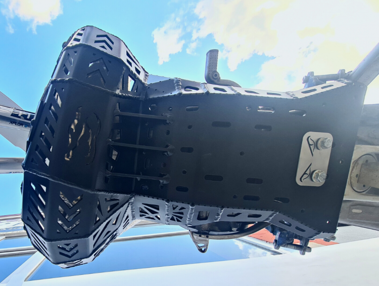 Mitigator Skid Plate (Bash Plate) With Pipe Guard Fits Ktm (EXC-XCW-SX) 2024-2025 Husqvarna (TE-TX-TC-TE) 2024-2025 Gasgas (EC-MC) 2024-2025 TBI MODELS