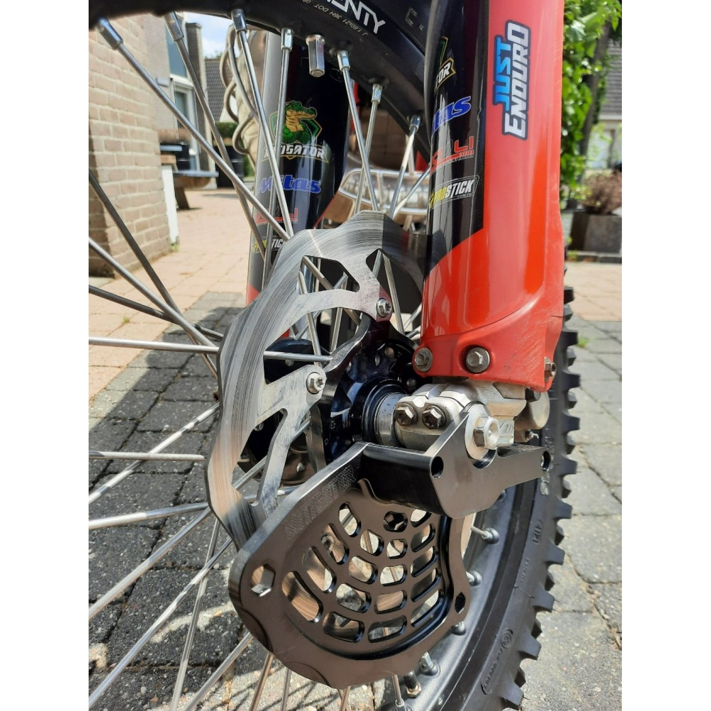 Mitigator CNC Front Brake Disc Guard Fits Ktm 2016-2025 Husqvarna 2016-2025 GasGas 2021-2024
