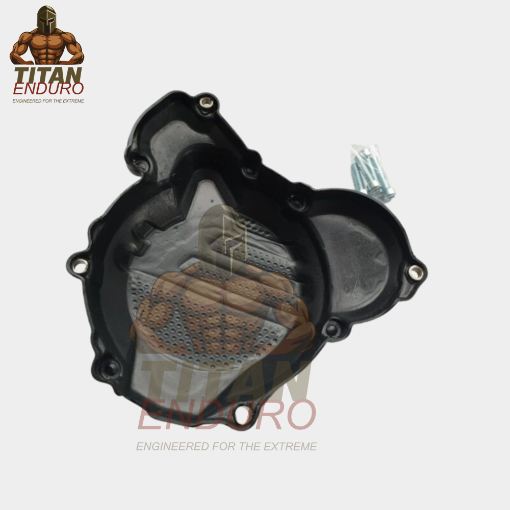 Titan Enduro Ignition & Clutch Cover Guard Set for Off‑Road Motorcycles 2017‑2023