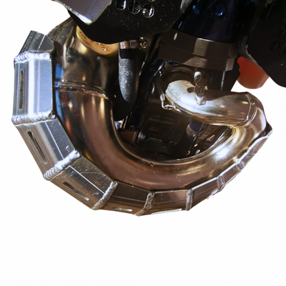 Mitigator Skid Plate (Bash Plate) With Pipe Guard Fits Ktm (EXC-XCW-SX) 2024-2025 Husqvarna (TE-TX-TC-TE) 2024-2025 Gasgas (EC-MC) 2024-2025 TBI MODELS