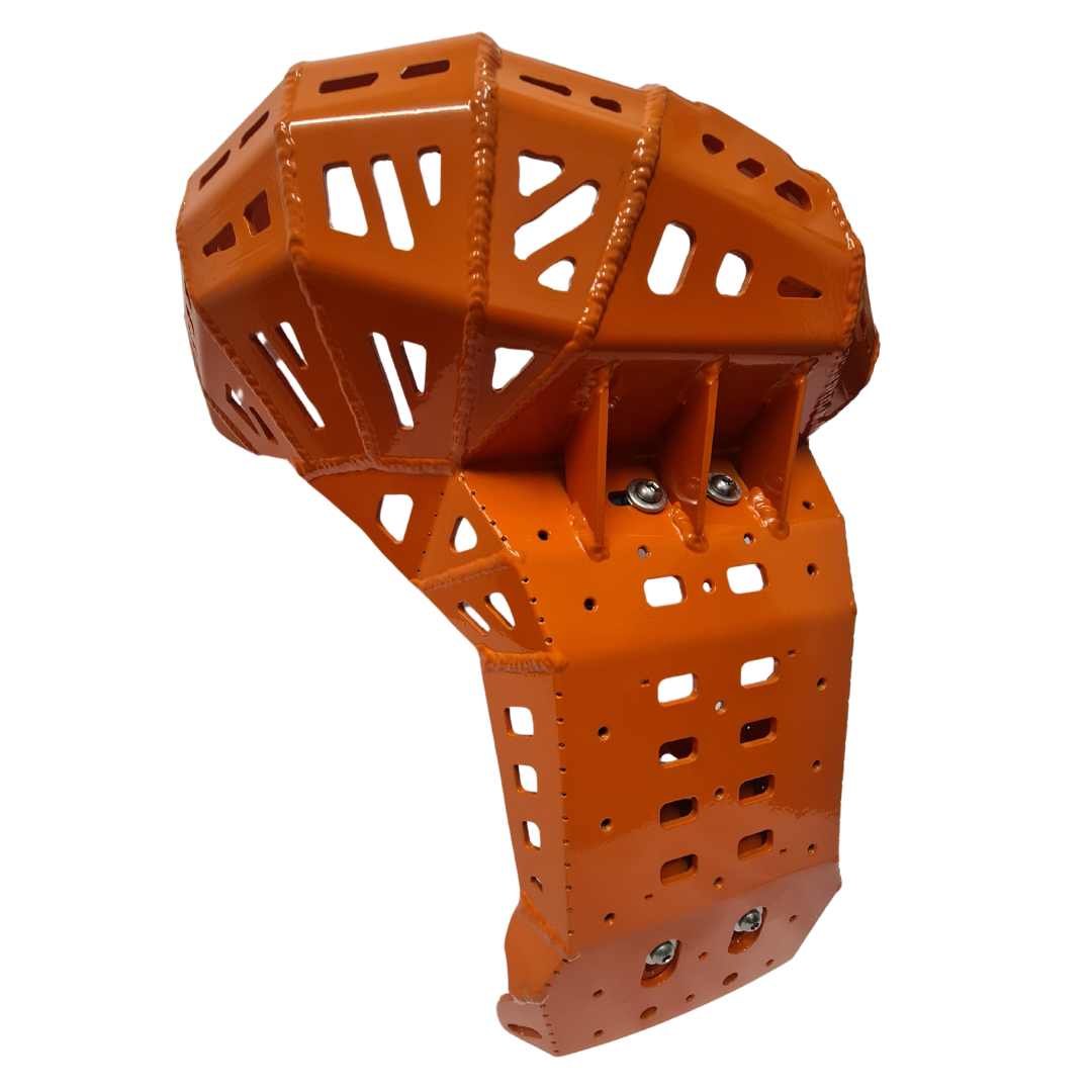 Mitigator Skid Plate (Bash Plate) With Pipe Guard Fits Ktm (EXC-XCW-SX) 2024-2025 Husqvarna (TE-TX-TC-TE) 2024-2025 Gasgas (EC-MC) 2024-2025 TBI MODELS